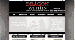 Desktop Screenshot of dragonwithinmartialarts.com
